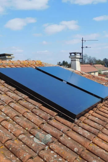 Capteur solaire pour système de chauffage solaire combiné SSC posé en toiture