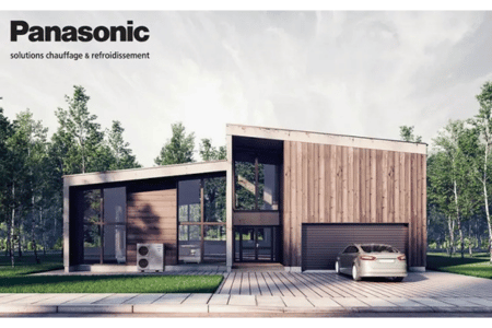 façade pompe à chaleur air eau Panasonic Aquarea Monobloc